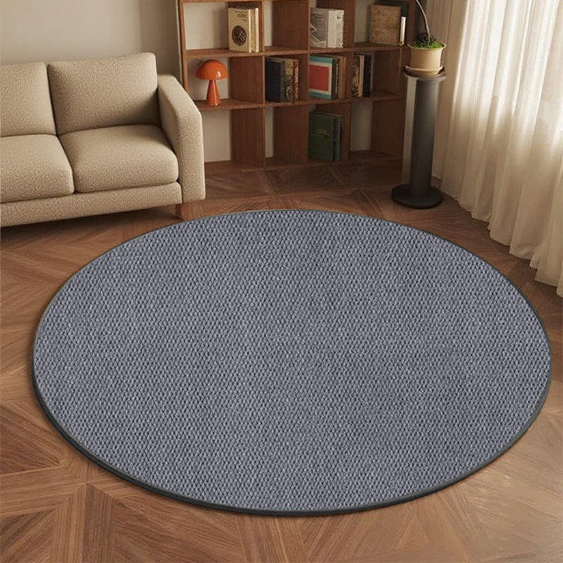 Simple Imitation Sisal Round Living Room Carpet, Coffee Table Mat, Tea...