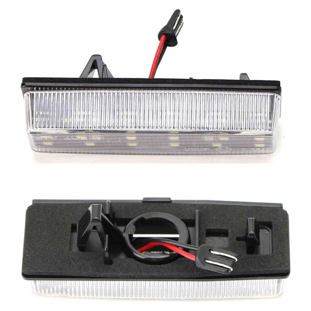 2Pcs 18 Lights Black Led License Plate Light for Mazda Miata Mx5 06-15 Year Fiat 124