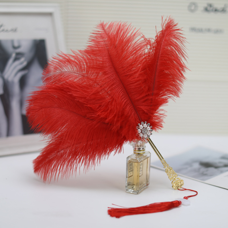 Plumas rojas al por mayor boda jardín de infantes diy plumas hechas a mano pieles de pavo pendientes de plumas de ganso accesorios accesorios de ropa image 61