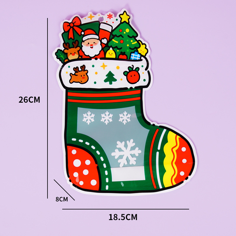 2026 nuevas bolsas de regalo de calcetines de Navidad embalaje de dulces autosuficientes bolsas de regalos de vacaciones creativas bolsas de aperitivos