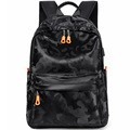 Camuflaje personalizado ocasional de los hombres mochila estudiante viaje impermeable moda fresco simple portátil