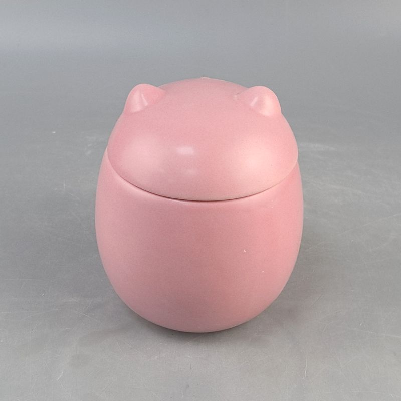 Cama de té para mascotas linda y creativa Cama de té para gatos de la suerte Taza de almacenamiento sellada a prueba de humedad Mini lata de té de viaje portátil