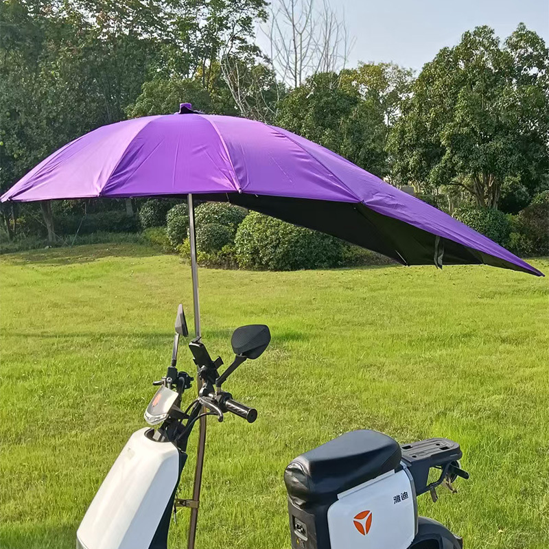 Electric Vehicle Battery Bike Umbrella, Sunshade Umbrella, Sun Protection Canopy, Umbrella Stand, Delivery Bike Umbrella, Scooter Sun Umbrella, Wholesale