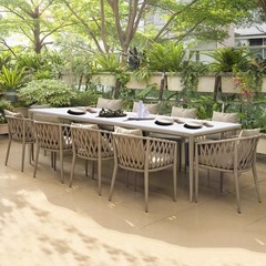 屋外テーブルと椅子、ホテルとB&Bのバルコニーテーブルと椅子、屋外中庭のテーブルと椅子、屋外籐製レジャー籐椅子、屋外家具