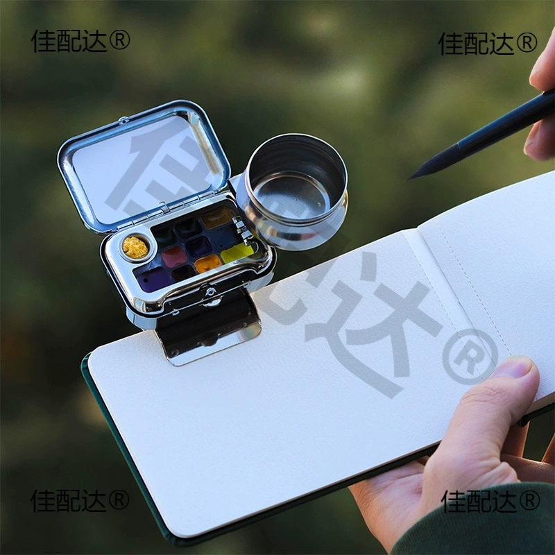 Портативный костюм твердый акварельный эскиз путешествия новый мини-ящик Гольбейн раздельный ящик портативный прозрачный акварель