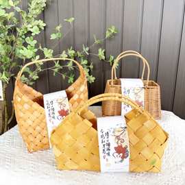 包邮中秋节手工中式礼品盒子木片礼物盒高档月饼礼盒包装