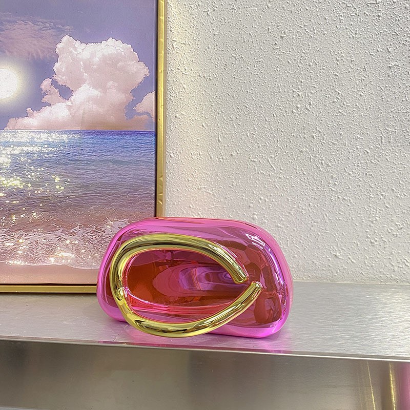 메탈릭 컬러-로즈 레드