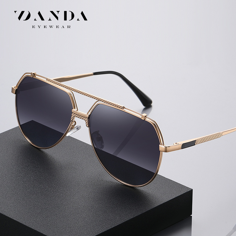 Nuevo doble haz gafas de sol polarizadas JS8554 moda hombres conducción gafas de sol al aire libre pesca gafas de sol