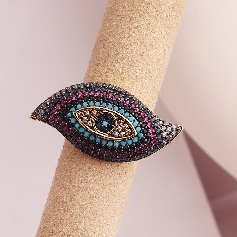 INS Style Geometric Copper Plating Rings 1 Piece