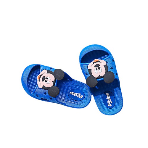Disney Mickey and Minnie Spring and Summer New Baby Croc Shoes Anti-Slip Home Indoor Bathroom Outdoor Wear Beach Swimming