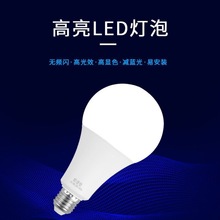 A泡LED超亮节能灯家用工程灯泡商农村家用螺E27白光塑包铝高品质
