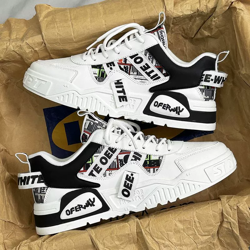 Мужские повседневные дышащие кроссовки весна-лето 2025, новая модная брендовая спортивная повседневная обувь на толстой подошве, нишевая универсальная модная обувь