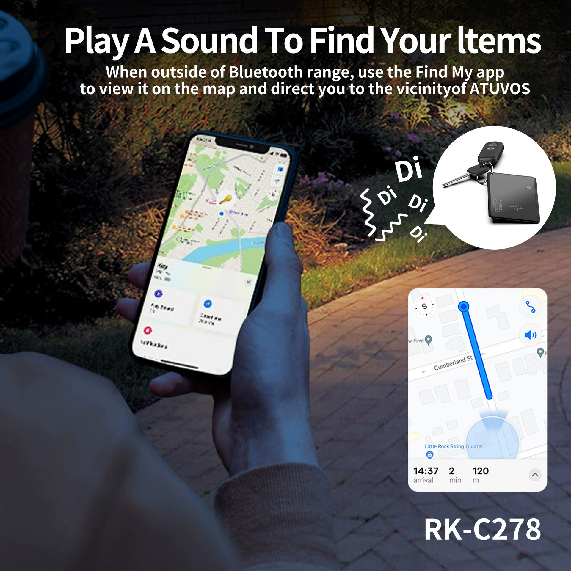 Bluetooth-локатор анти-потеря для пожилых и детей