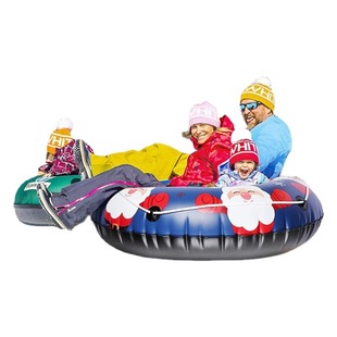 Cross-border direct supply in stock PVC inflatable ski ring supply cold-resistant material snow ring winter outdoor ski supplies