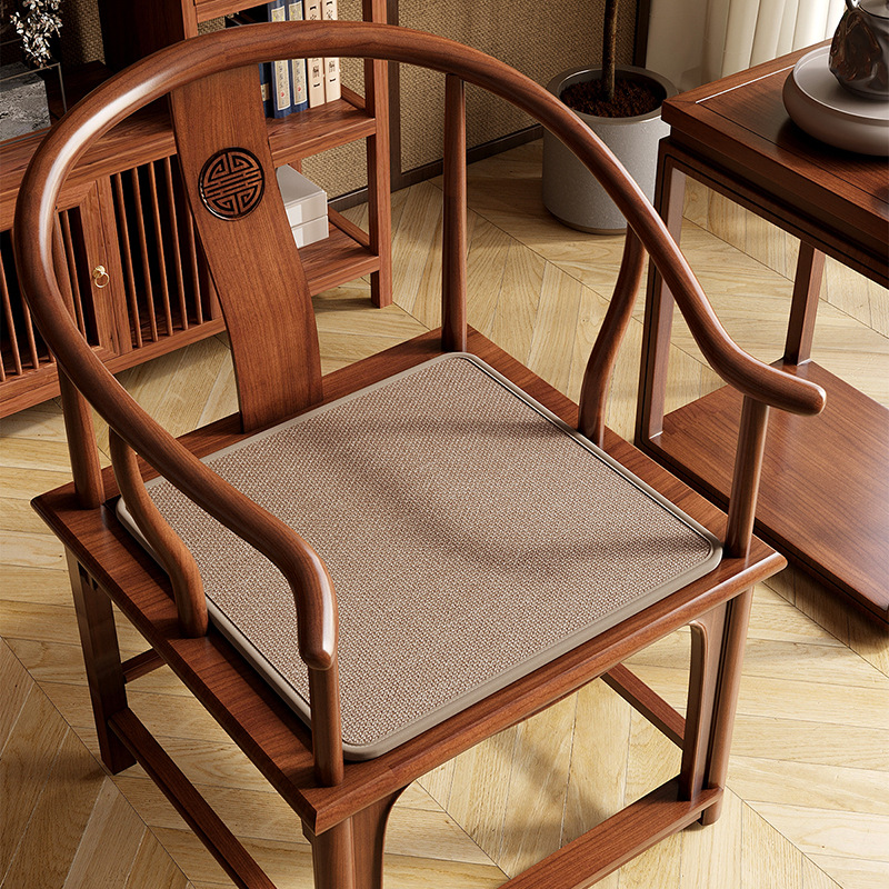 China simple cojín de asiento cojín de madera roja sólida cojín de sofá de madera sólida cojín de mesa de té cojín de asiento de asiento