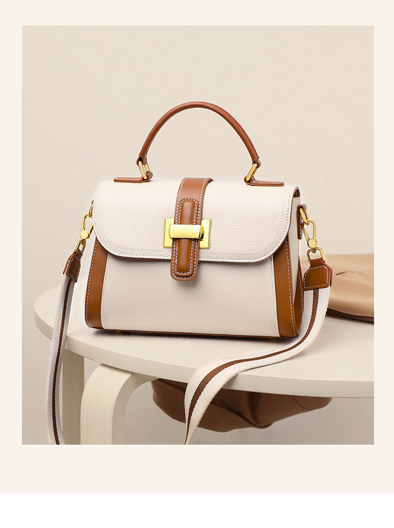 Borsa a mano da donna in vera pelle elegante e versatile_voghion.com