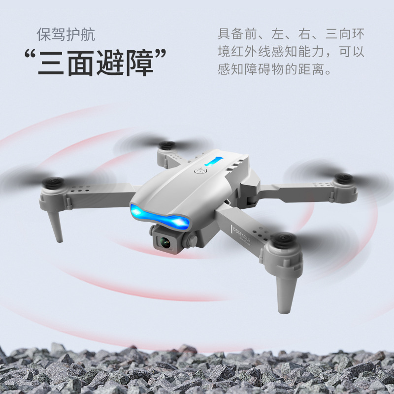 Nuevo Producto Transfronterizo E99&K3, Dron Plegable con Evitación de Obstáculos, Fotografía Aérea de Alta Definición, Aeronave de Control Remoto, Juguete de Regalo