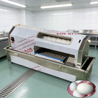 小型鸡蛋剥壳机鹌鹑鸟蛋扒皮机食堂加工厂餐饮定制自动鸡蛋脱壳机