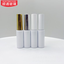 厂家批发现货8ML甲油胶瓶圆形甲油胶包材带刷子现货拉线刷画线刷
