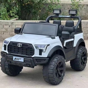 New Stroller, Children's Electric Car, Four-Wheel Remote Control Car, Off-Road Charging, Can Sit On, Child's Baby Toy Car