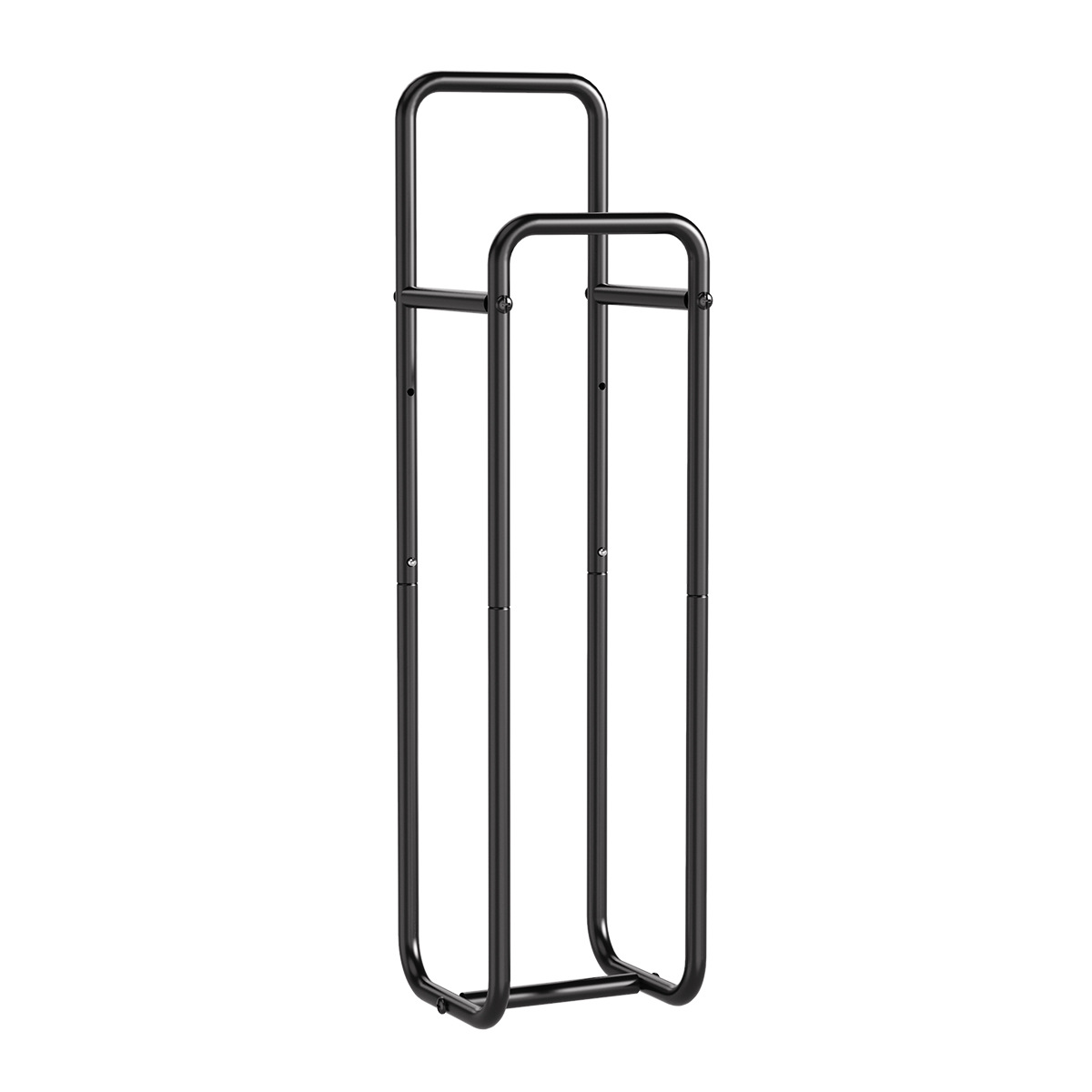 Transfronterizo nuevo tipo de toalla de pared almacenamiento de ropa estante de toallas de baño apilado perforación toallas de lavado de cara negras estante de almacenamiento