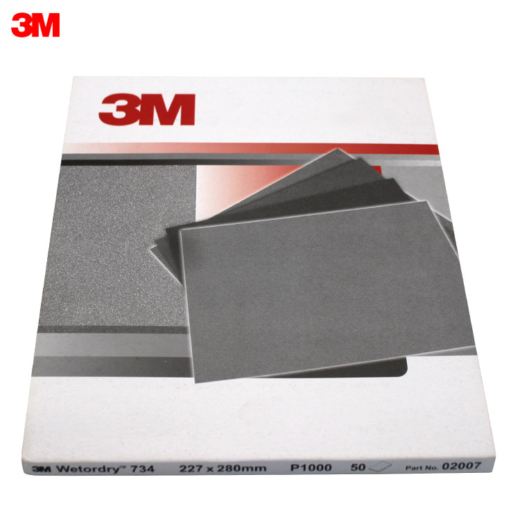 230*280mm美国734水砂纸正品特价促销高效美纹美容金属沙皮纸800#