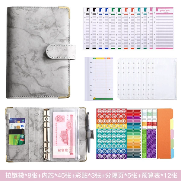 Marble pattern+corner protector-grey