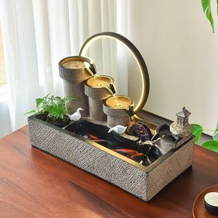 Chinese-style Simple Wealth-making Water Ornaments Circulating Water Living Room Study Entrance Office Fountain Desktop Landscape Decoration