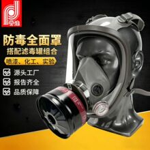 包邮批发普达品牌自吸式防毒面具全面罩4007喷漆有害气体防毒面具