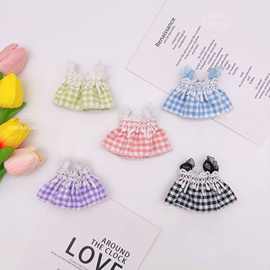 热销批发新款娃娃衣10-15cm公仔背带裙掌门狗衣服diy配件辅料批发