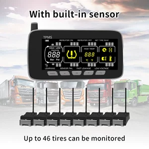 Yük Maşını Mədən Nəqliyyatı TPMS Daxili Xarici Təzyiq Sensoru Sistemi