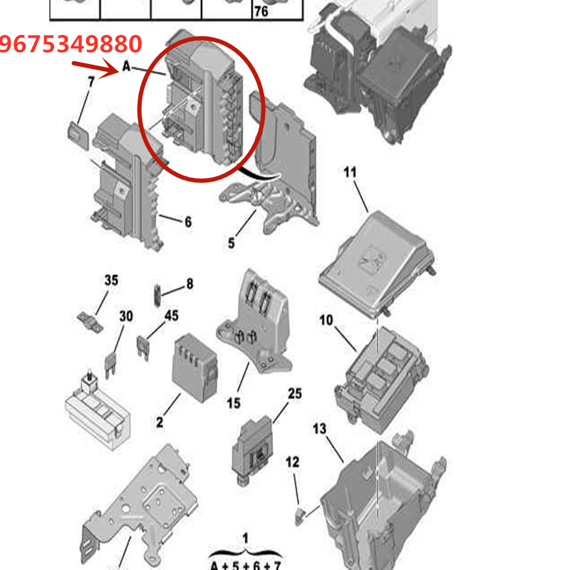 9675350380 9675349880 9675350280 Is Suitable for Peugeot Citroen Bpga Module