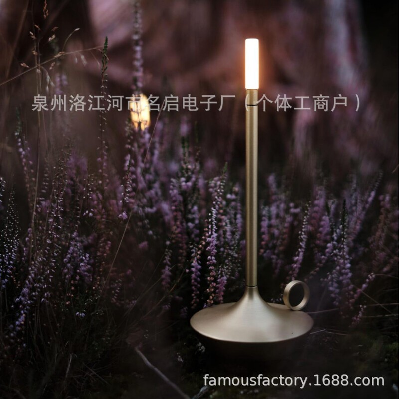 跨境LED触控台灯室内充电照明露营灯高级氛围感酒吧桌面装饰摆件|undefined