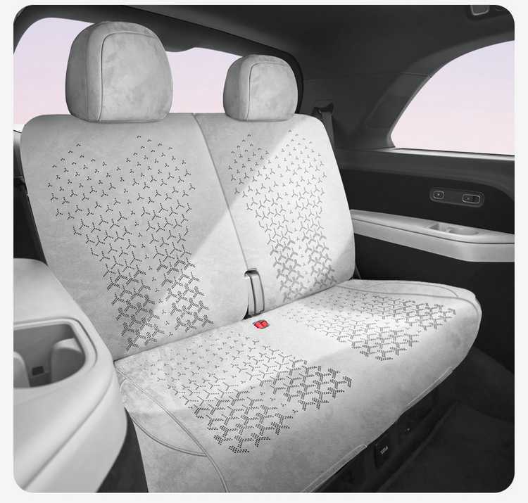Car Seat Cover for Li Auto i8 All Seasons Rams Suede
