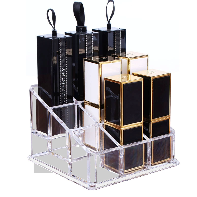 Lipstick, table storage box, transparent cosmetics, acrylic lip gloss