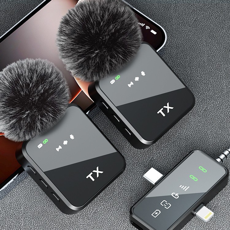 Nuevo modelo privado micrófono inalámbrico de collar radio reducción de ruido grabación de audio micrófono pequeño video de disparo de collar micrófono