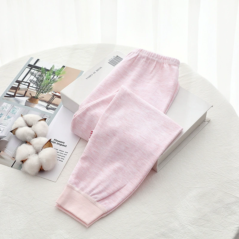 Children's thermal underwear for men and women girl's, autumn woolen small leggings
