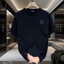 美式新款潮牌ins纯棉男士印花短袖T恤夏季潮流男女休闲圆领体恤男
