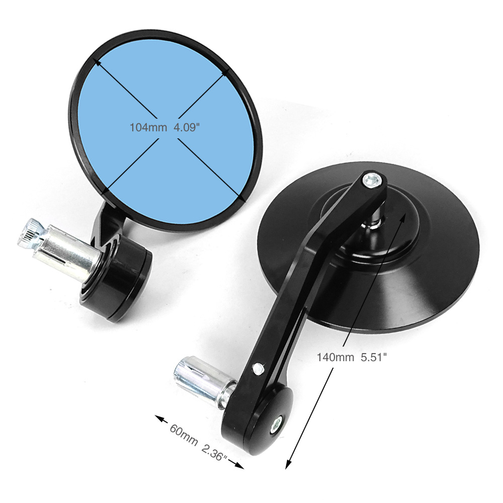 Enlarged CNC all-aluminum hand mirror Electric Car Rearview Mirror modified accessories reflector modified car mirror motorcycle