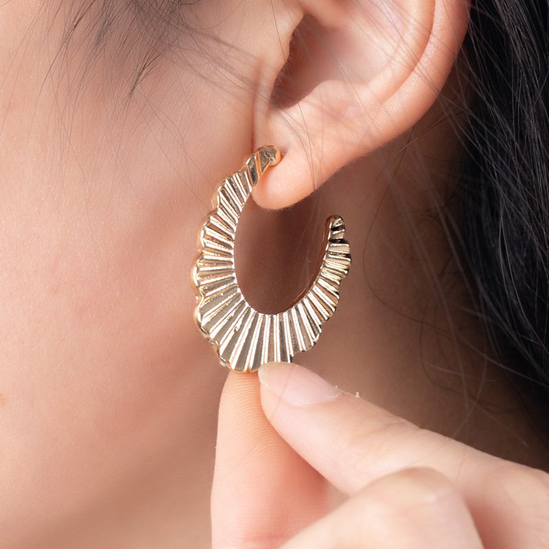 1 Pair Fashion U Shape Alloy Women's Ear Studs display picture 1