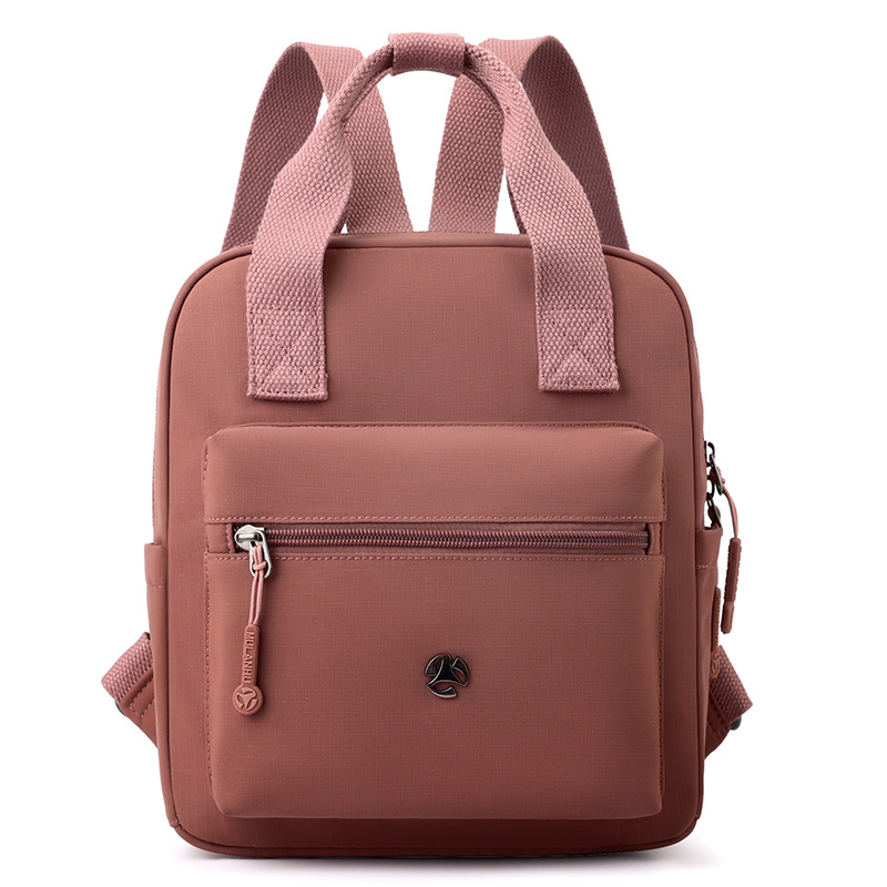 2025 primavera y verano nuevas señoras moda tendencia mochila mochila simple de gran capacidad bolso de viaje al aire libre