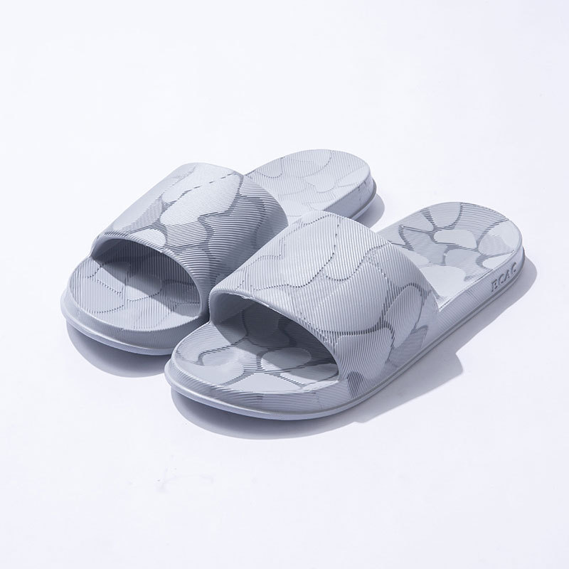 Sensación de mierda pantuflas mujeres verano 2025 nuevas parejas exteriores uso en casa baño antideslizante sandalias y pantuflas de hotel para hombres