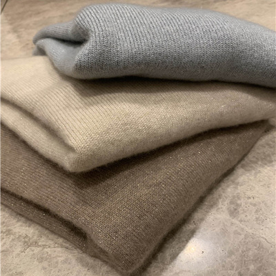 2020新款韩版亮丝羊绒衫女高领堆堆领羊毛衫宽松毛衣针织打底衫厚