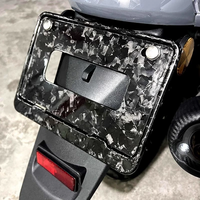 Frame Carbon Fiber License Plate — Nömrə qabı