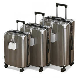 跨境行李箱外贸高品质旅行箱密码箱结实拉杆箱3件套行李箱套装