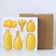 Yellow six-piece set (pearl cotton + inner box)
