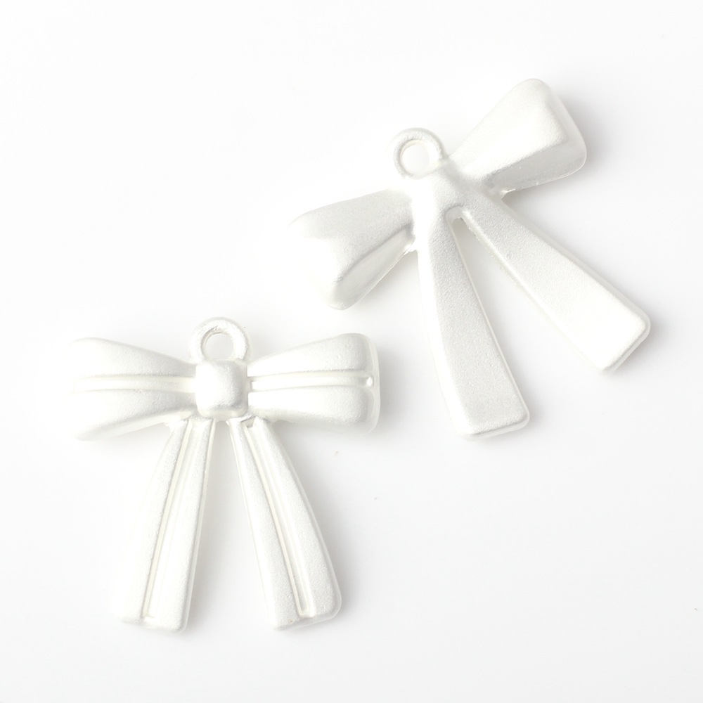 28g Weight Pendant Jewelry Making Type DIY Jewelry Accessories Classification 10 PCS/Package Quantity Alloy Material Bow Knot Pattern Spray Paint, Plating Design Simple Style Style 10 PCS/Package Alloy Bow Knot Pendant 3