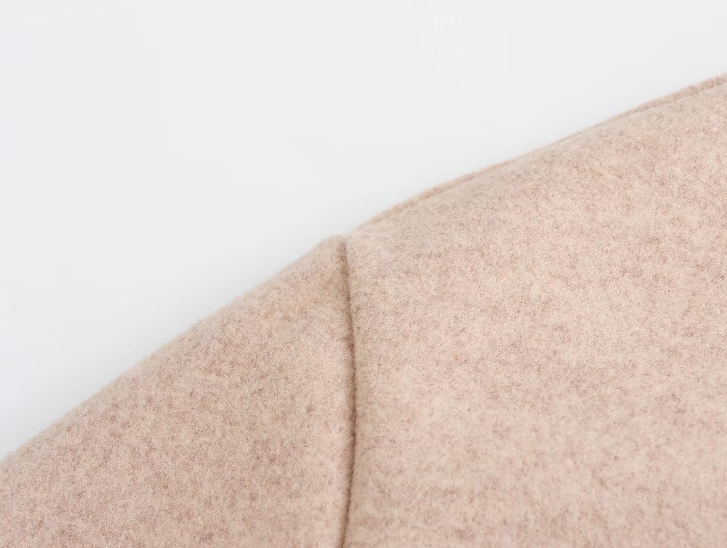 Damenbekleidung Rundhals Wollmantel Modejacke Langarm Dekorative Tasche Top_voghion.com