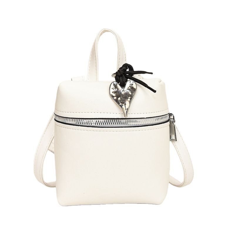 Bolso de almuerzo de moda Longxiang, diseño de nicho, bolso de cuero de la marca Love, bolso cuadrado pequeño, bolso de teléfono móvil, bolso de mensajero de hombro