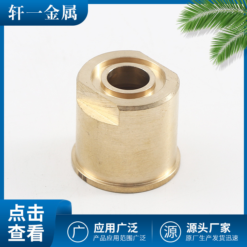 厂家批发供应 五金配件螺帽螺纹连接器 铜螺母黄铜圆形连接器